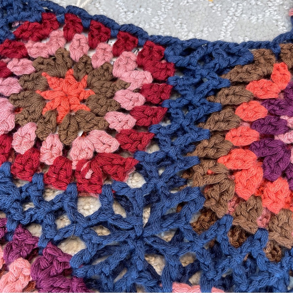 Natural Life Multi-coloured crochet top NWT - Picture 3 of 3